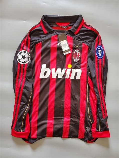 vintage milan trikot|Vintage AC Milan football shirts